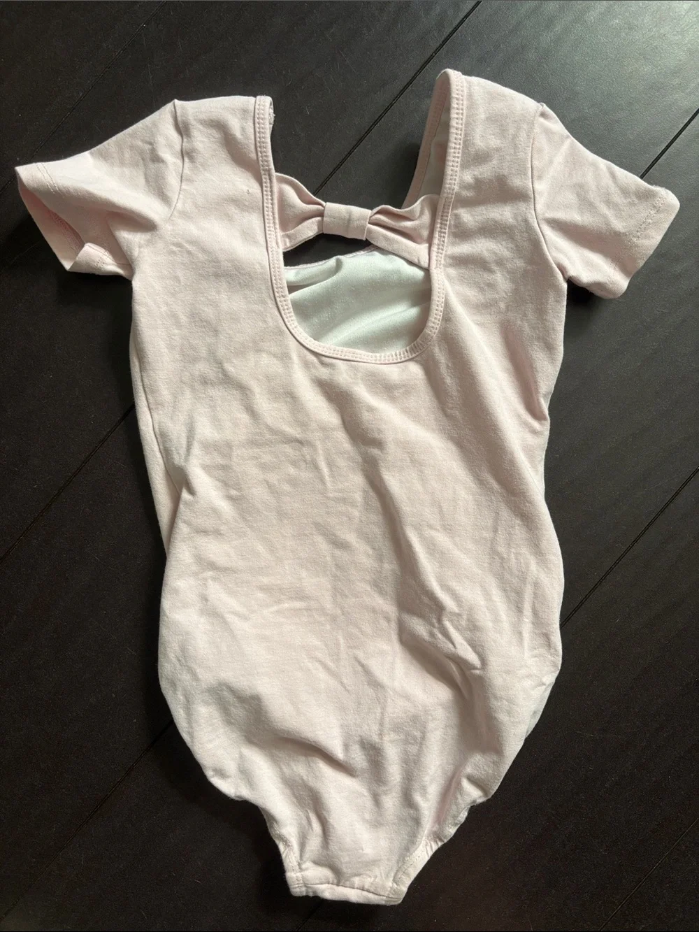 Bloch Pink and Lavender Short-Sleeve Cotton Leotards for Kids